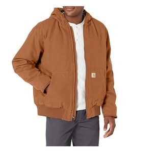 NWT Carhartt Mens Active Sandstone Jacket J130 Brown 3XL Winter Coat $240 4C599a